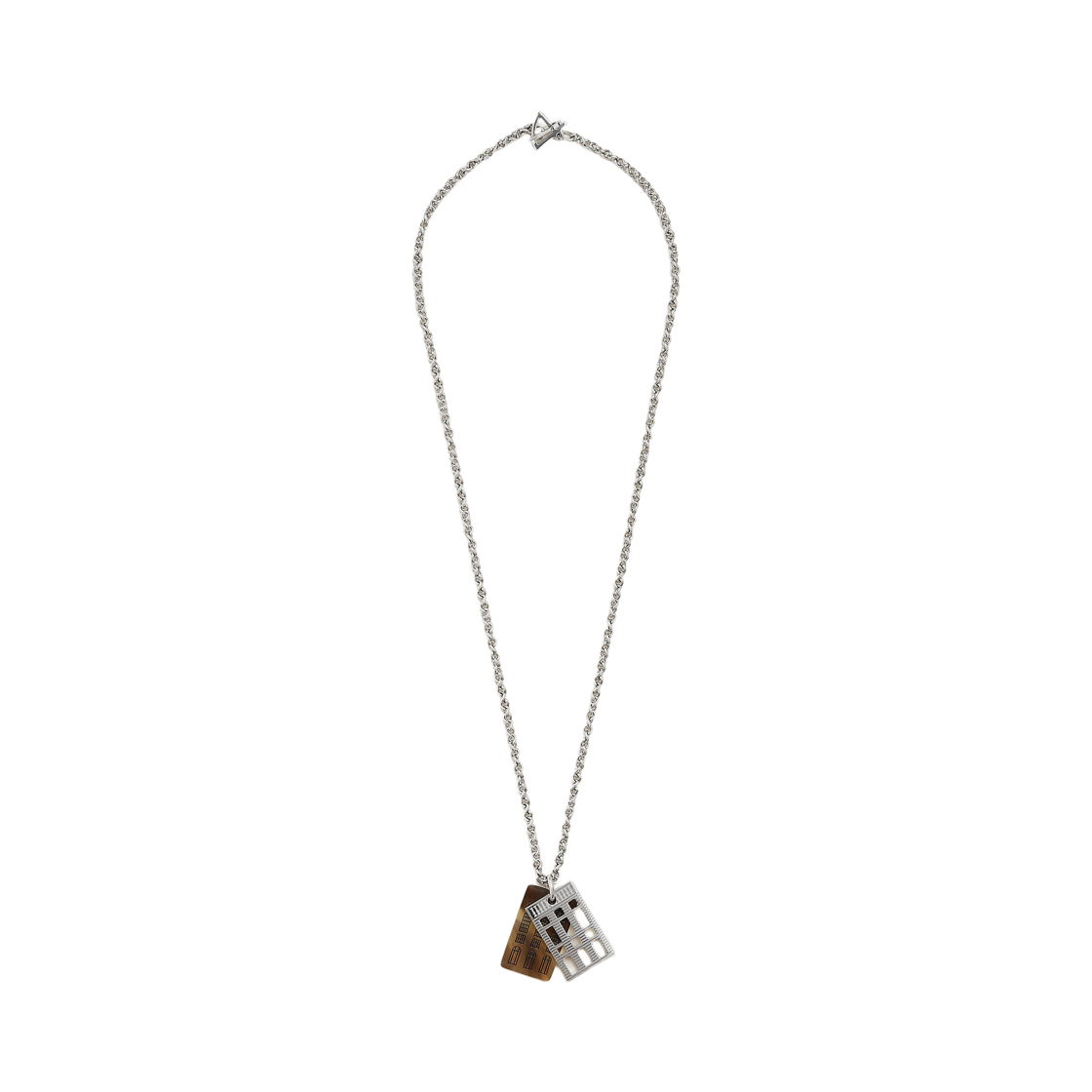 H100064FP00 Hermes 24 Faubourg Necklace Horn Metal & Palladium