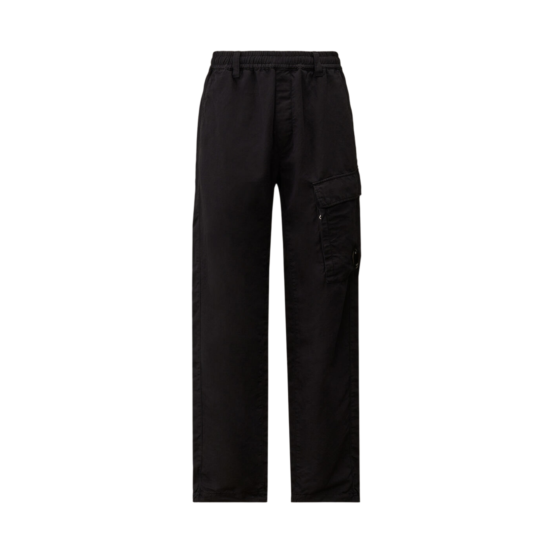20CMPA249A110626G888 C.P. Company Cotton Linen Elasticated Lens Cargo Pants Total Eclipse Blue - 26SS