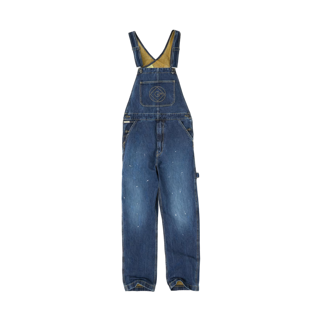 게스 진 x 미니언즈 데님 던가리 블루(GUESS Jeans x Minions Denim Dungaree Blue)