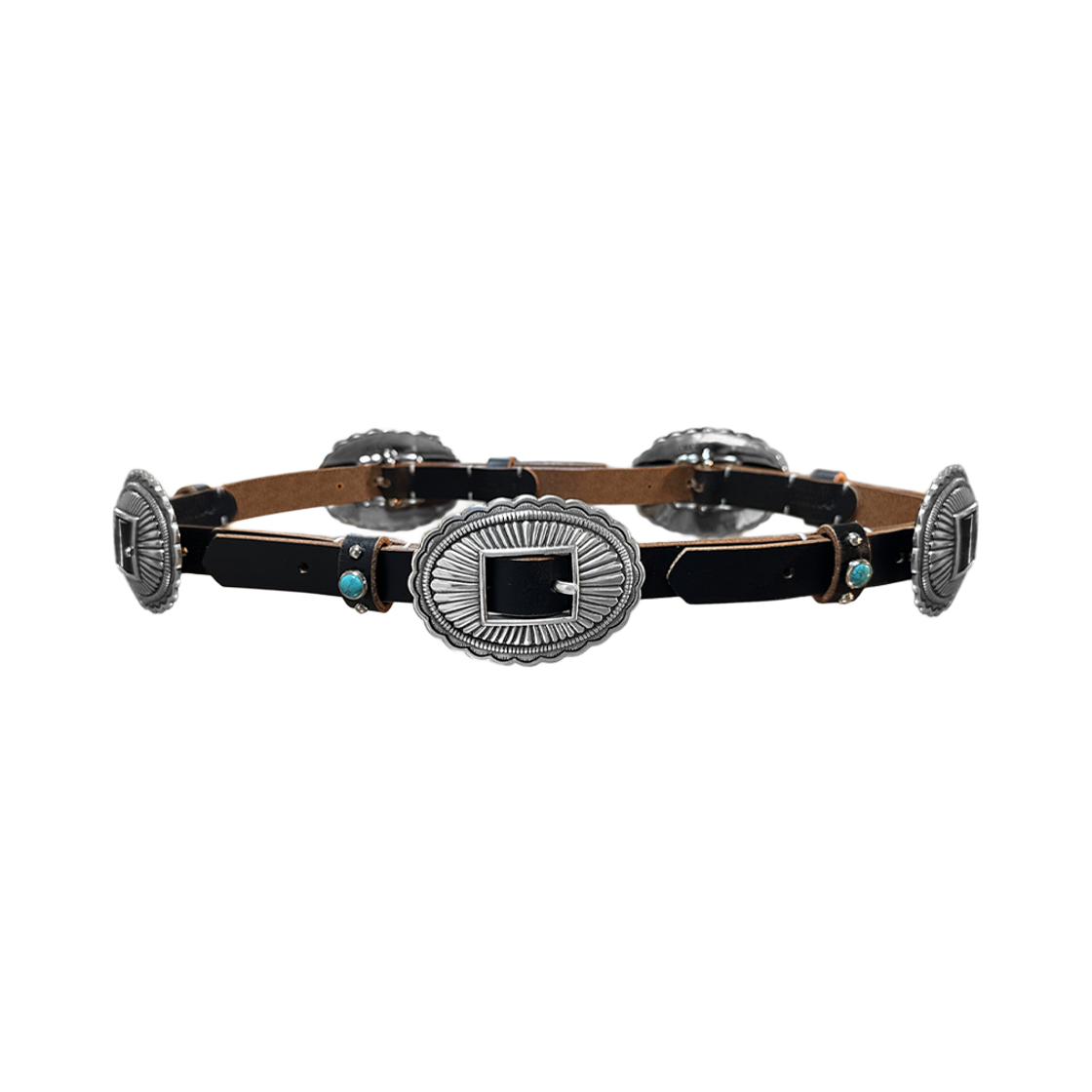 더트냅 터쿼이즈 콘초 벨트(DIRT NAP Turquoise Concho Belt)