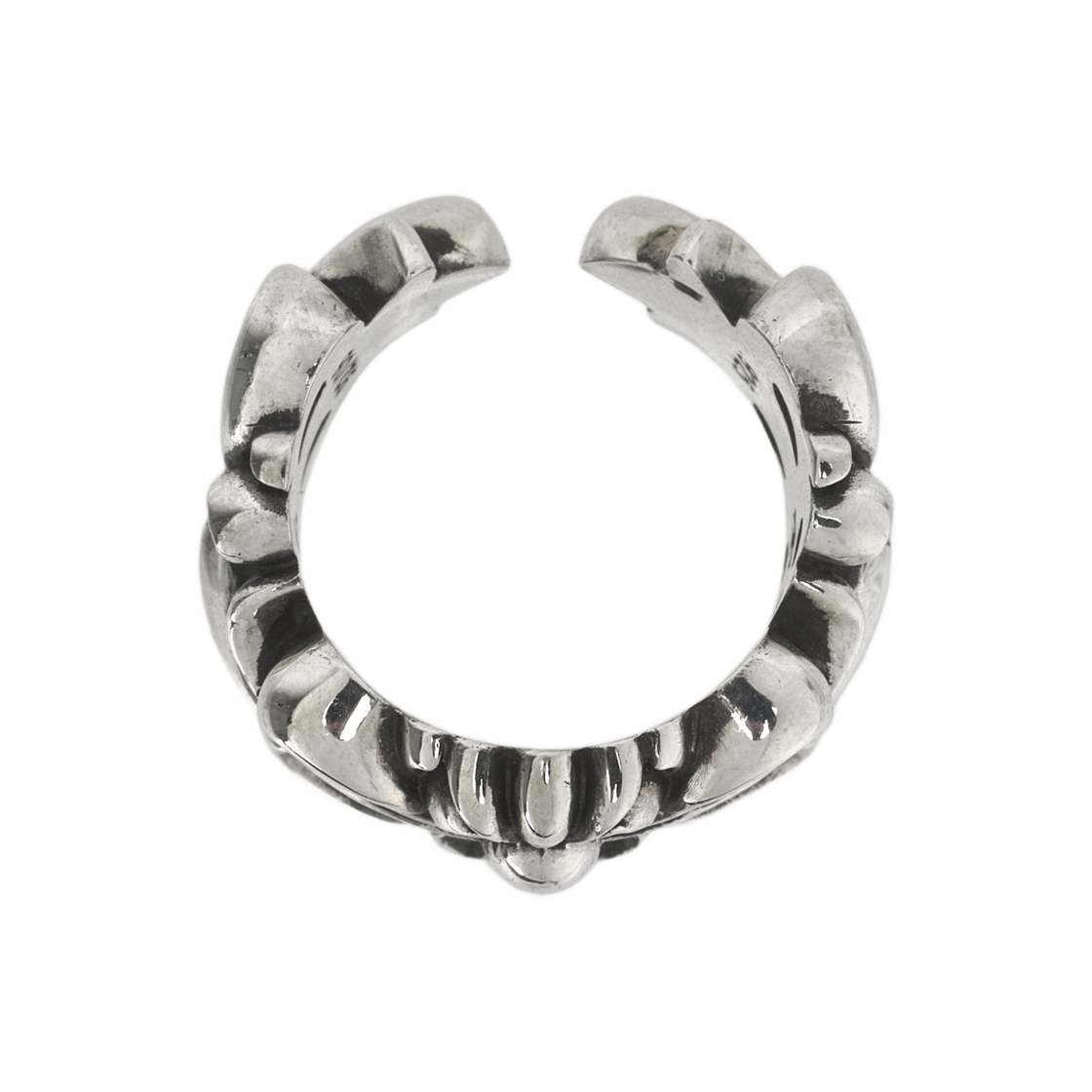 크롬하츠 더블 플로럴 크로스 링 실버(Chrome Hearts Double Floral Cross Ring Silver) - 2