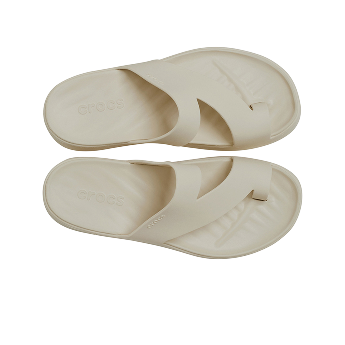 (W) 크록스 겟어웨이 플랫폼 토 루프 샌들 샌드스톤((W) Crocs Getaway Platform Toe Loop Sandal Sandstone) - 2