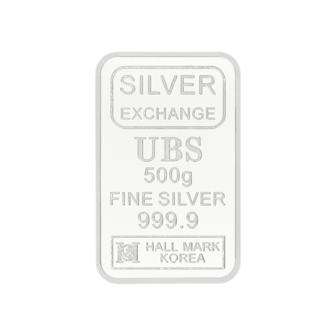 은 3대 검인마크 실버바 999.9 500g (랜덤 디자인)(Silver The Three Major Hallmarks Silver Bar 999.9 500g (Random Design))