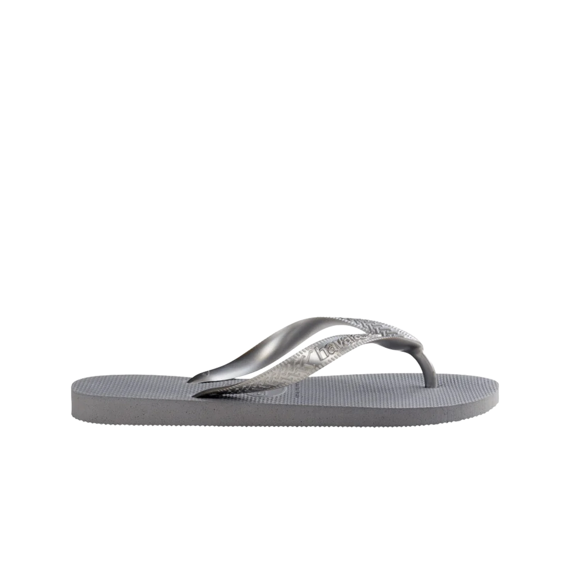 (W) 하바이아나스 탑 플립 플랍 스틸 그레이((W) Havaianas Top Flip Flop Steel Gray)