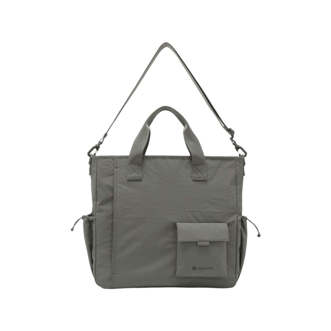 스노우 피크 듀얼 테크 알파 토트백 리미티드 에디션 다크 그레이(Snow Peak Dual Tech Alpha Tote Bag Limited Edition Dark Grey)