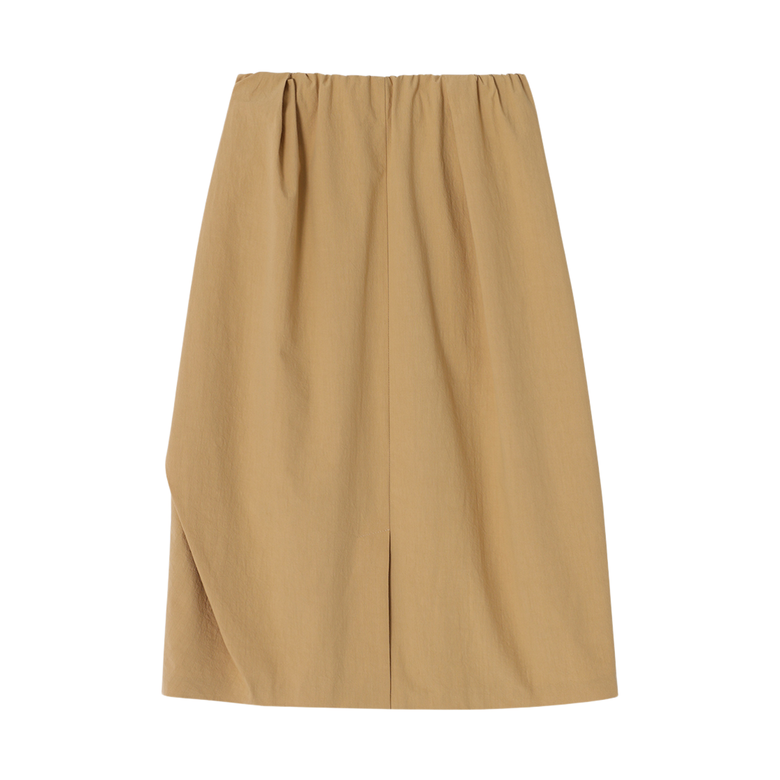 WH3SK326CM (W) SONGZIO Slant Pleats Skirt Camel