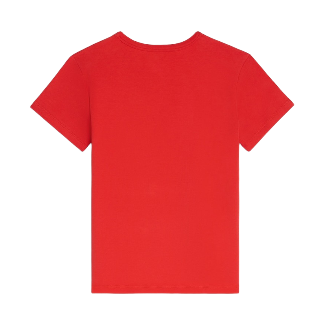 (W) 셀린느 티셔츠 립드 코튼 저지 레드 사이클리스트 오프 화이트((W) Celine T-Shirt in Ribbed Cotton Jersey Red Cyclist Off White) - 2