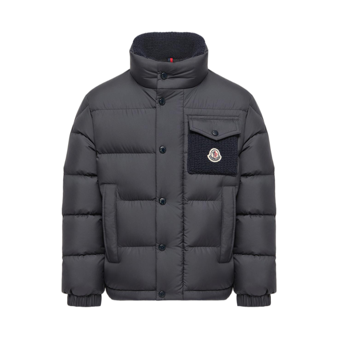 L2-954-1A00050-597X2-779 (Kids) Moncler Jarek Water Repellent Short Down Jacket Dark Blue - 26FW