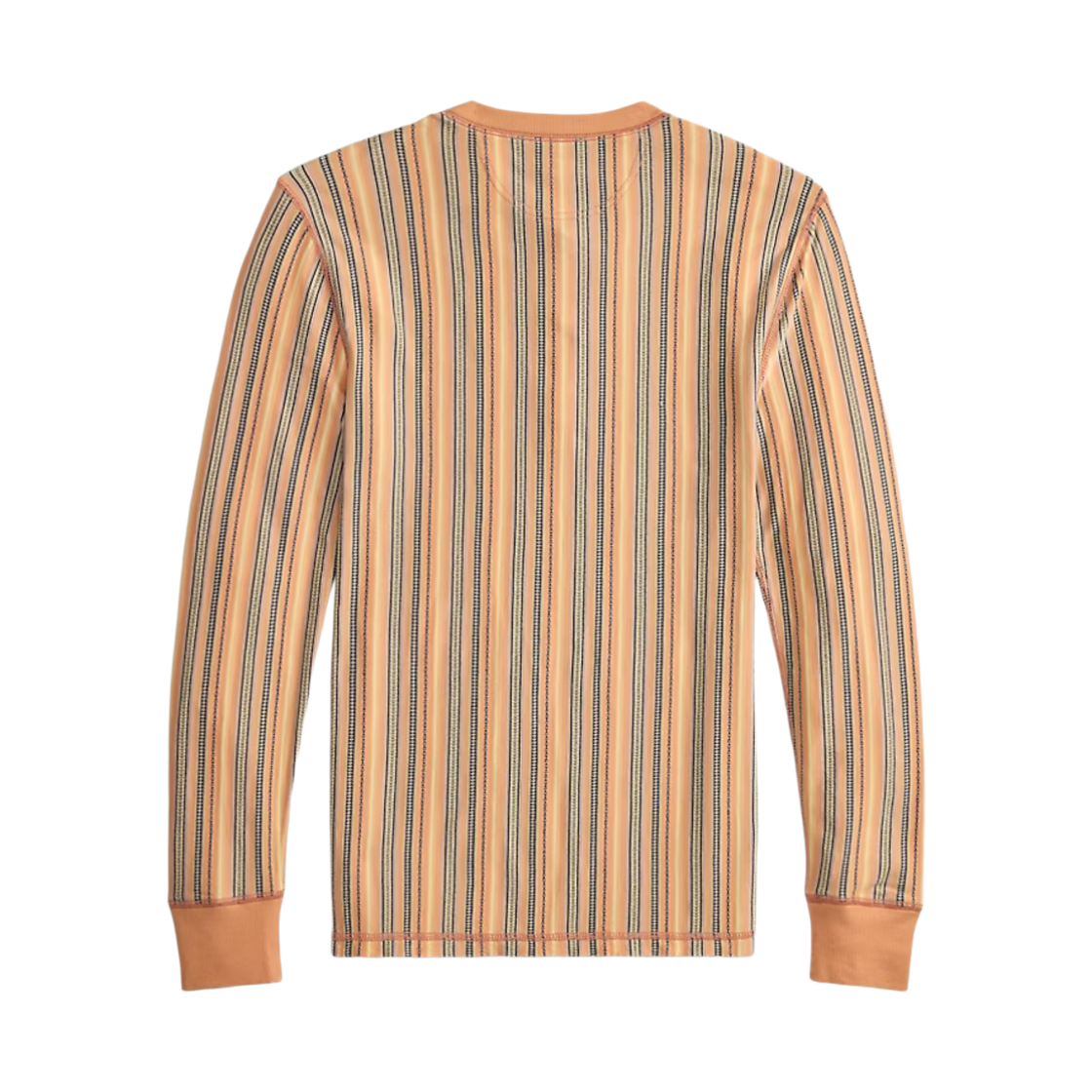 더블알엘 스트라이프 자카드 헨리 셔츠 네이비 멀티(Double RL Striped Jacquard Henley Shirt Navy Multi) - 2