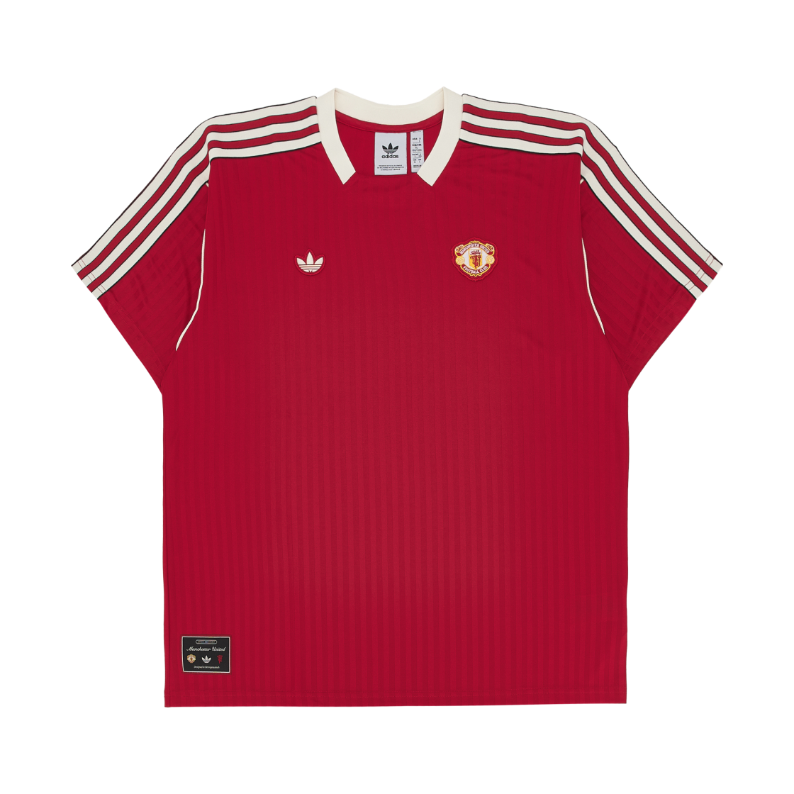 JF0386 Adidas Manchester United Terrace Icon Jersey Mufc Red - KR Sizing