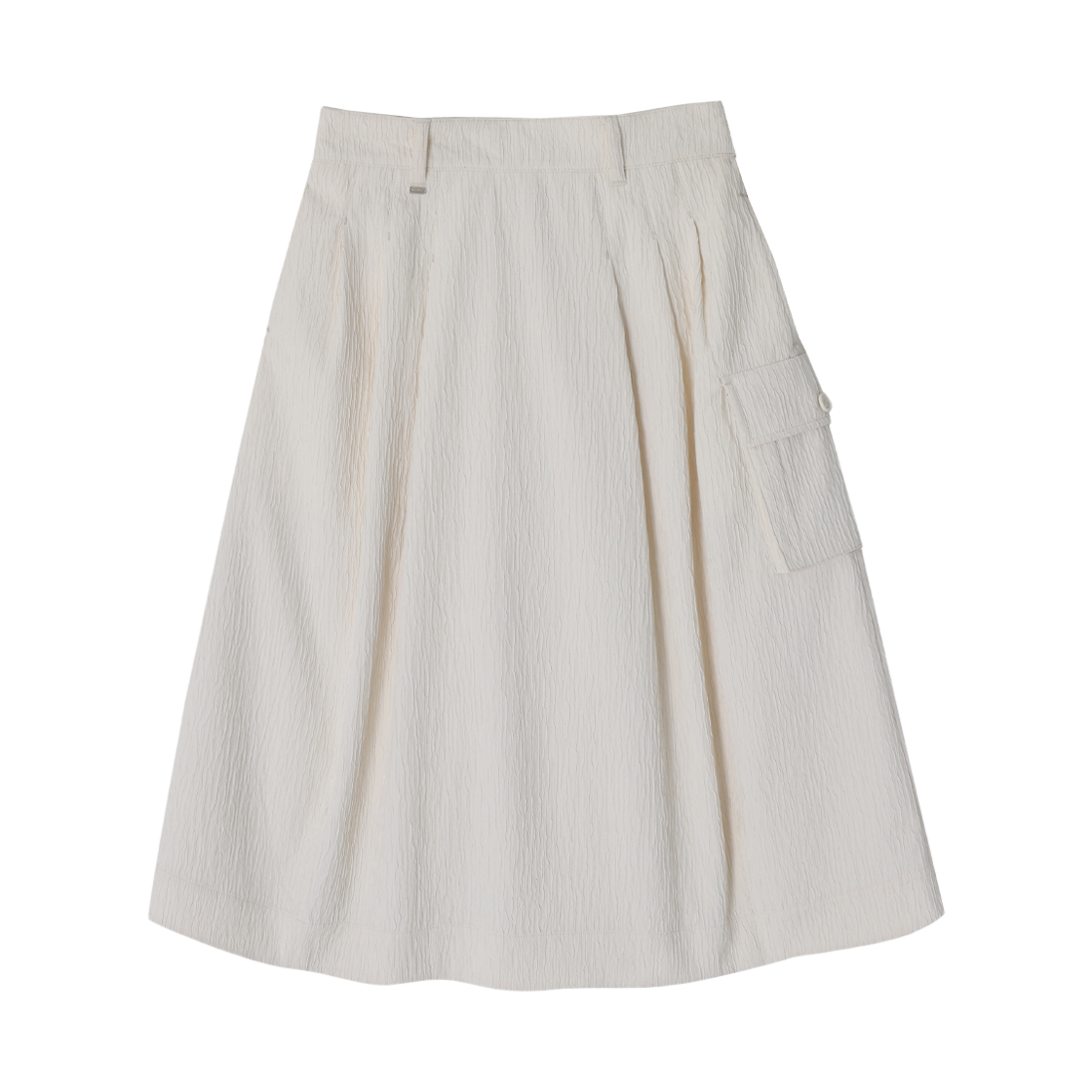 WH2SK306CR (W) SONGZIO Balloon Pleats Skirt Cream