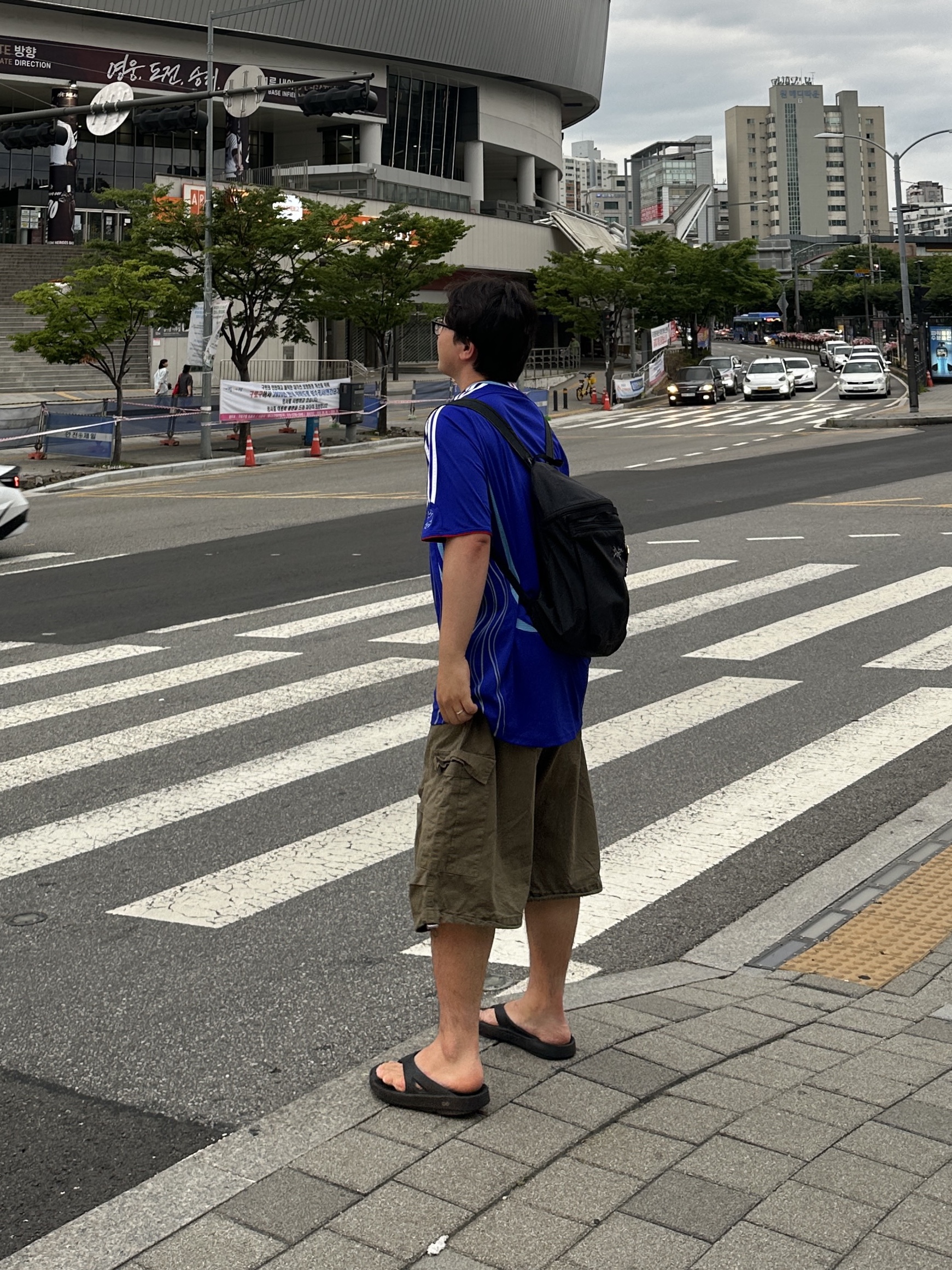 Y-3 Japan 2024 Home Replica Jersey Legend Ink - KR Sizing, Adidas Japan 2026 Home Replica Jersey Japan Blue Ash Blue - KR Sizing (Non Marking Ver.) 착용 스타일 - 2