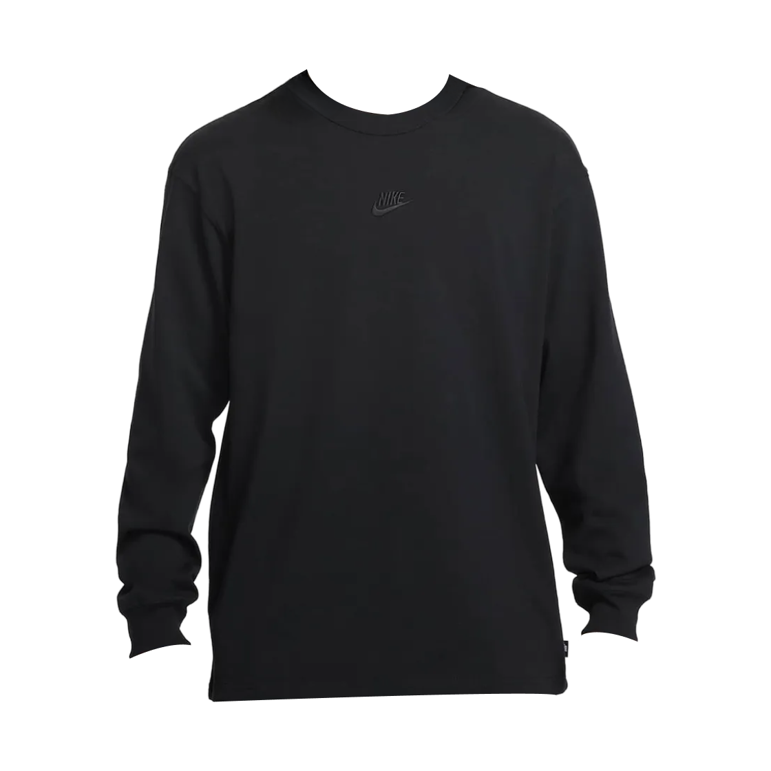 IH1128-010 Nike NSW Premium Essential Long Sleeve T-Shirt Black - Asia
