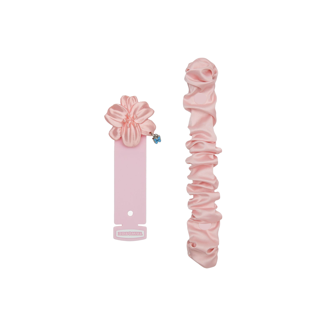 토앤토 새틴 플라워 참 밴드 핑크(Taw&Toe Satin Flower Charm Band Pink)