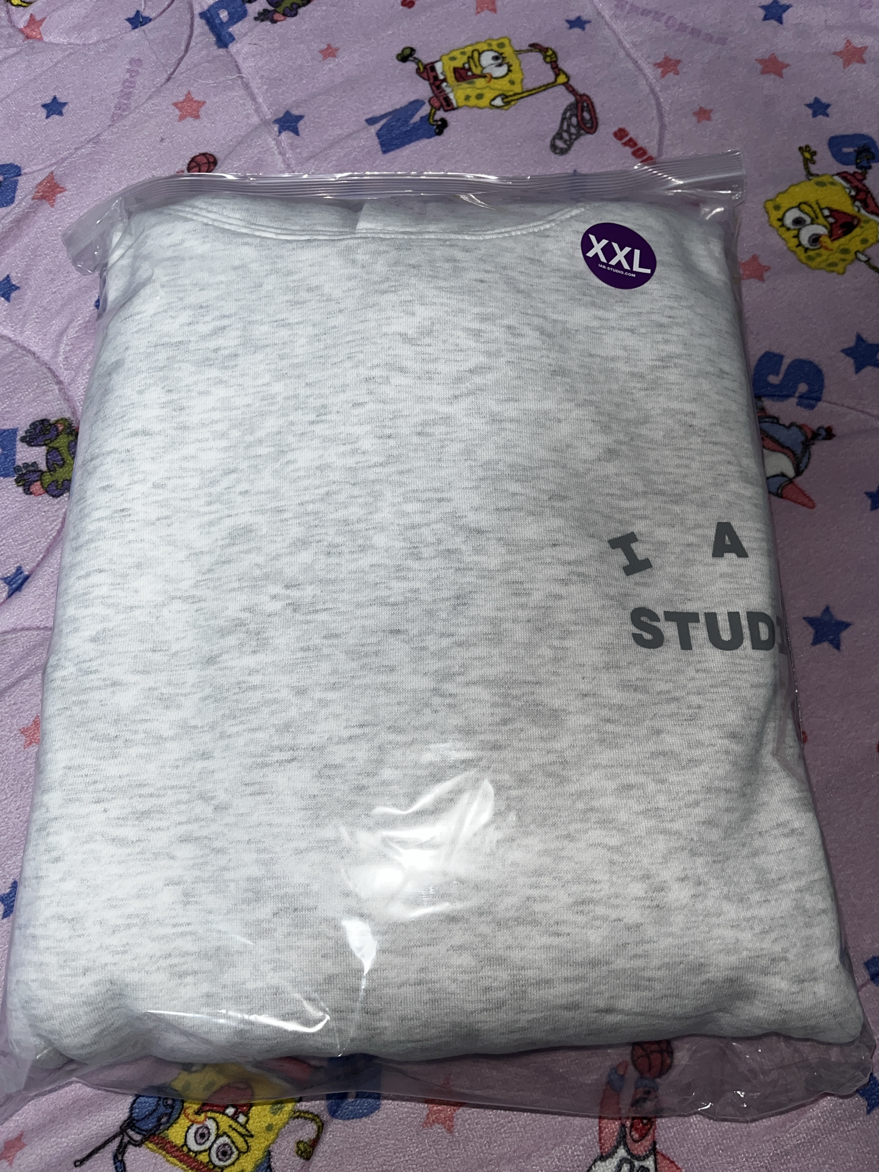 IAB Studio Hoodie Light Gray 착용 스타일