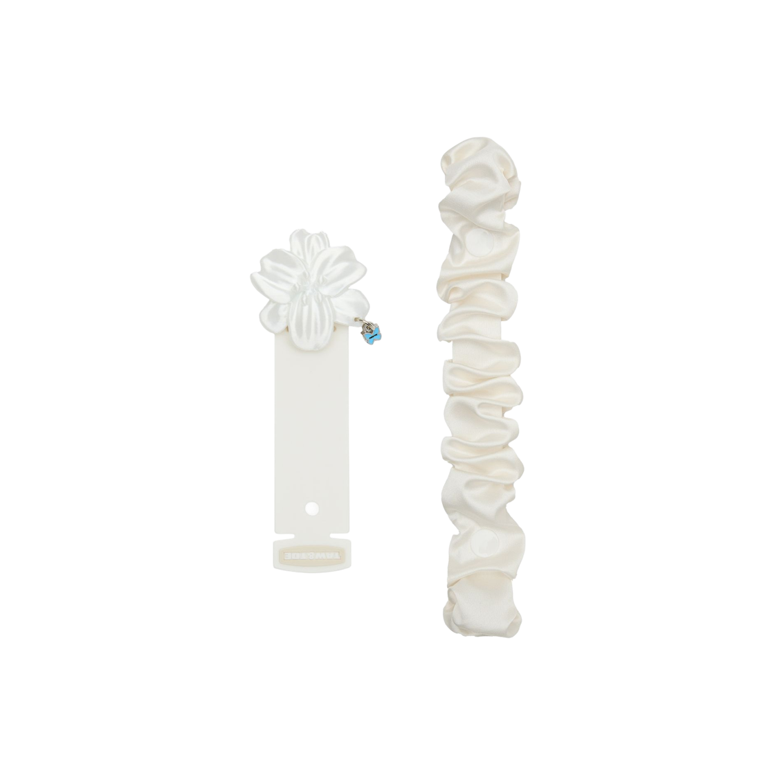 토앤토 새틴 플라워 참 밴드 크림(Taw&Toe Satin Flower Charm Band Cream)