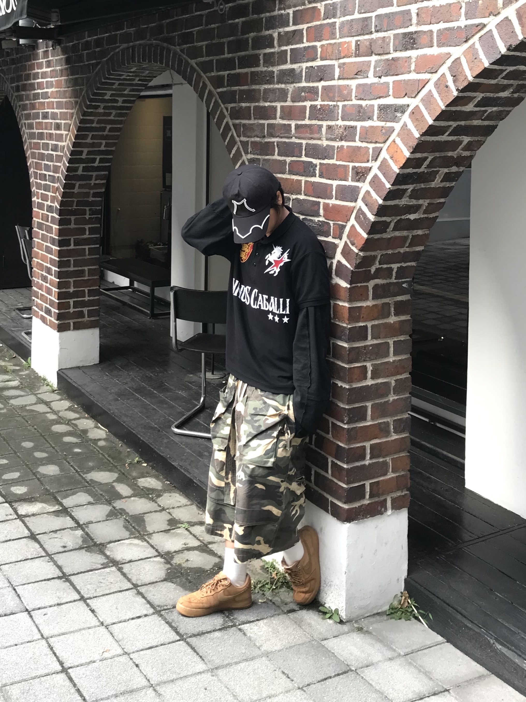 Wapworks Field Safety Bermuda Camo 착용 스타일 - 3