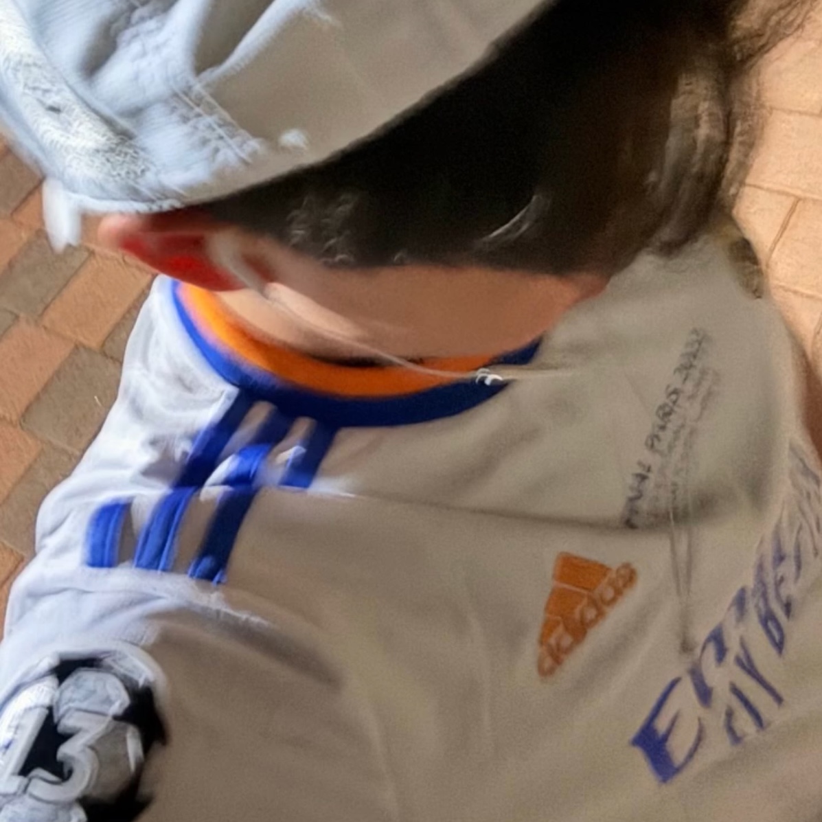 Adidas Real Madrid 2025/26 Home Jersey White - KR Sizing (Non Marking Ver.) 착용 스타일