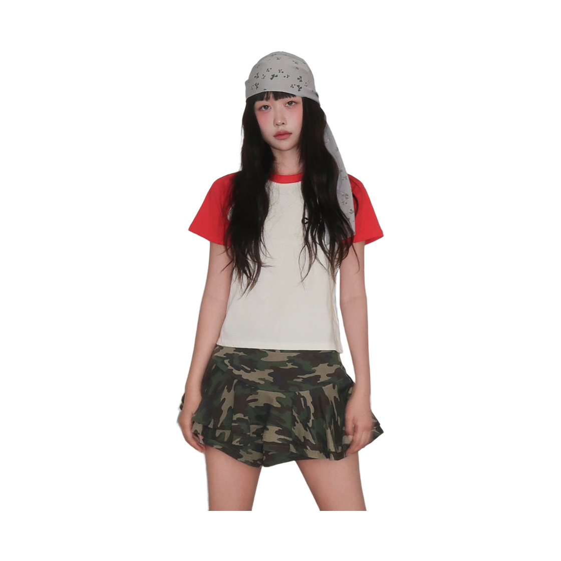 키코지 카모 스커트 팬츠(kikozy Camo Skirt Pants) - 3