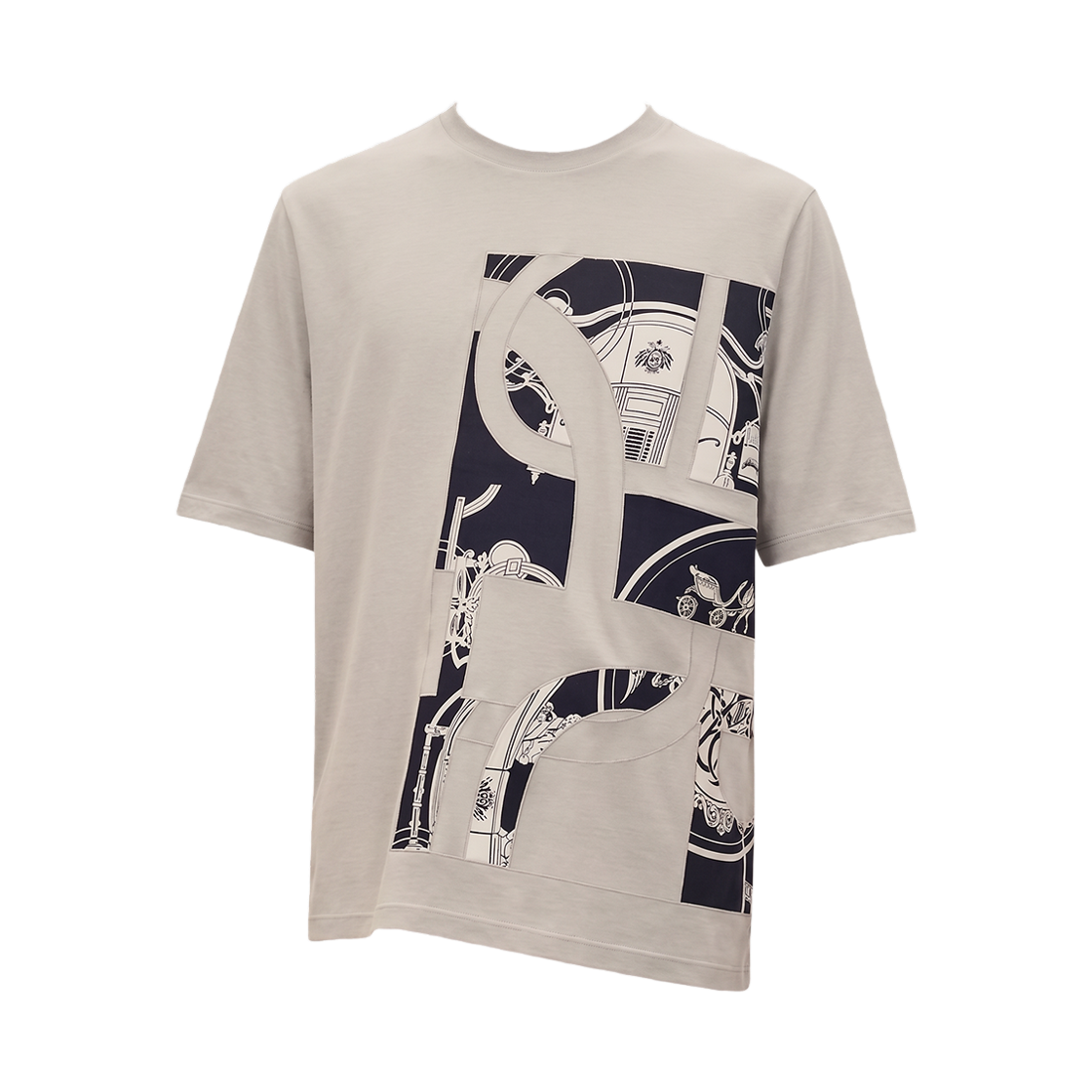 H657780HZ0C Hermes Ex-Libris T-Shirt Mastic