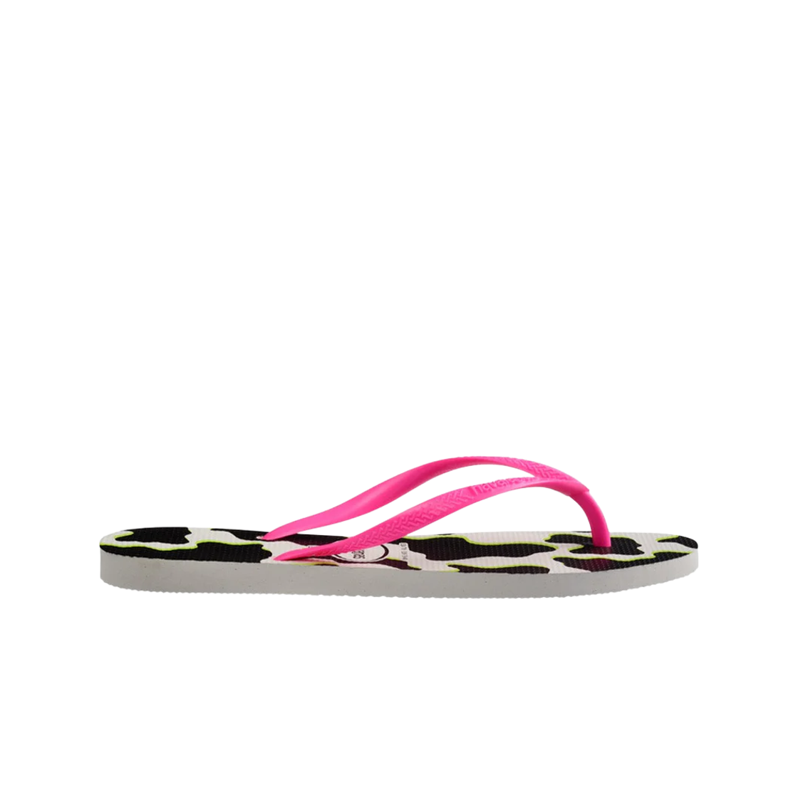 (W) 하바이아나스 슬림 애니멀 플립 플랍 화이트((W) Havaianas Slim Animal Flip Flop White)