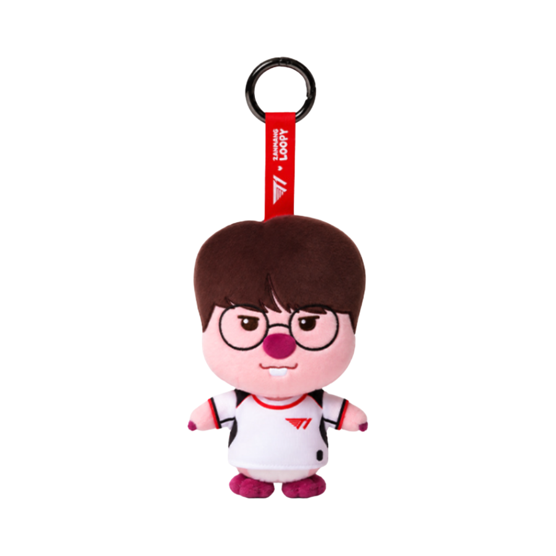 티원 x 잔망 루피 플러시 키체인 페이커(T1 x Zanmang Loopy Plush Keychain Faker)