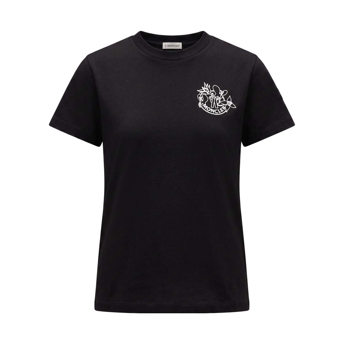 L1-093-8C00056-89AUG-999 (W) Moncler Organic Cotton T-Shirt Black - 26SS