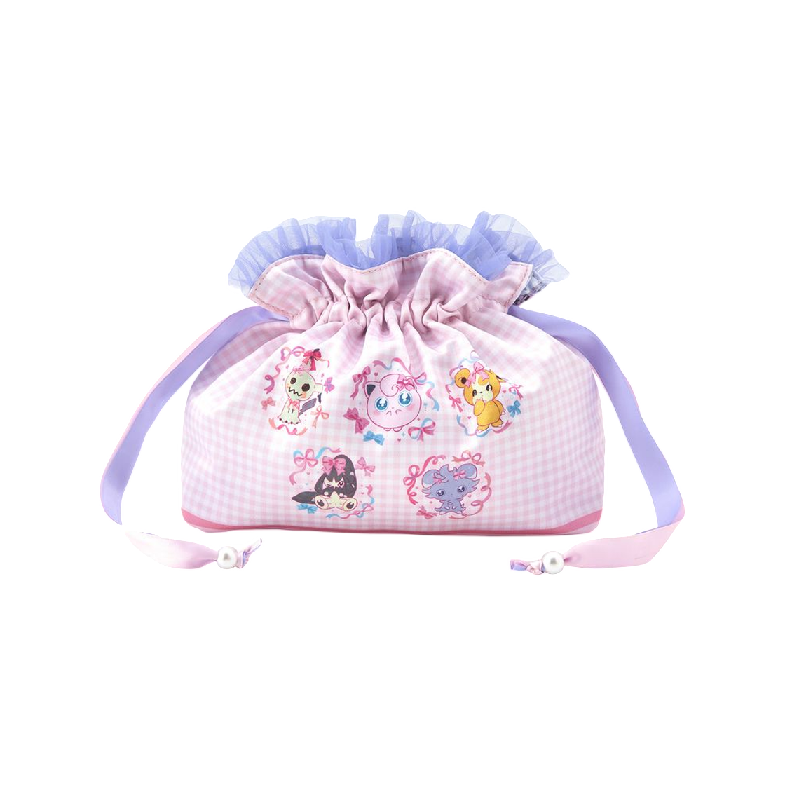 포켓몬 센터 리버시블 복주머니 돈 어택 미(Pokemon Center Reversible Drawstring Pouch Don't Attack Me)