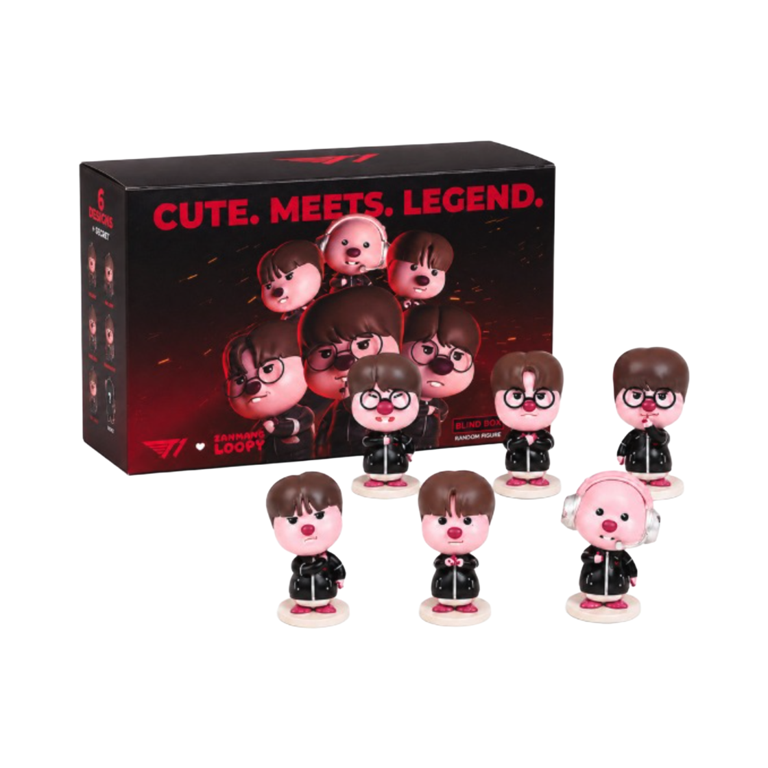 티원 x 잔망 루피 컴플리트 피규어 세트(T1 x Zanmang Loopy Complete Figure Set) - 1