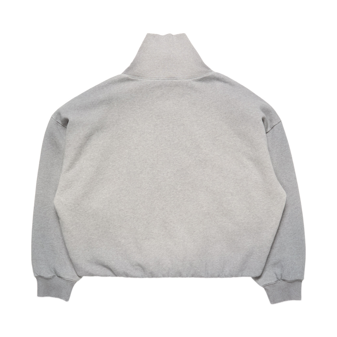 (W) 아크네 스튜디오 플리스 스웨트셔츠 로고 그레이 멜란지((W) Acne Studios Fleece Sweatshirt with Logo Grey Melange) - 2