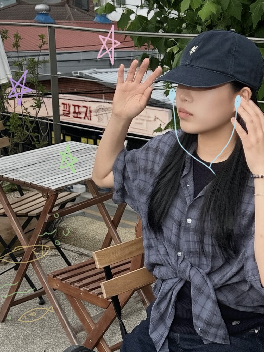 Jordan 1 x Travis Scott Retro Low OG SP Black Phantom, [예약 배송] Sunday Ceremony Sy Classic Vintage Logo Cap - Navy 착용 스타일 - 4