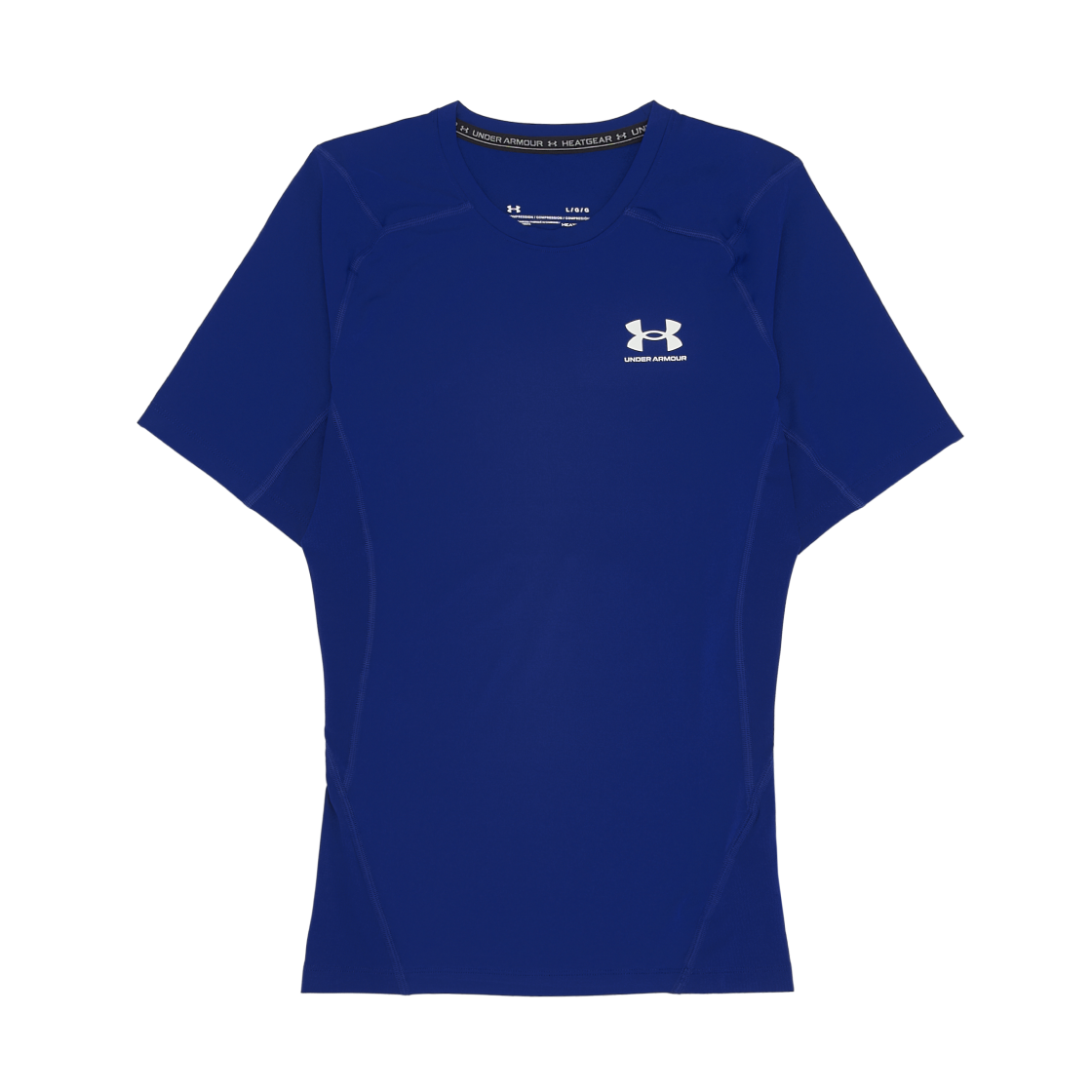 언더아머 히트기어 숏슬리브 블루 화이트(Under Armour HeatGear Short Sleeve Blue White)