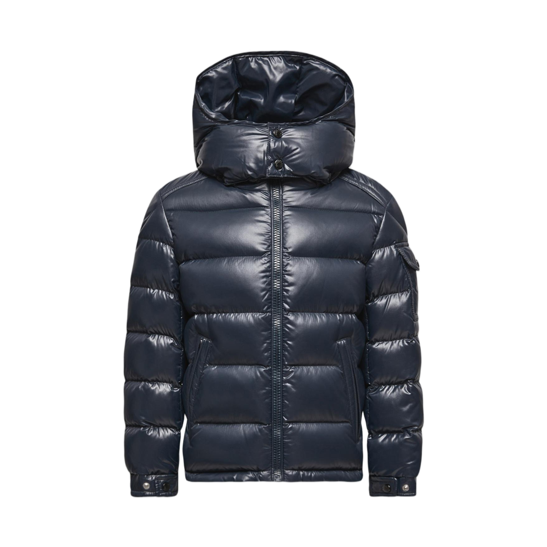 L2-954-1A12520-68950-742 (Kids) Moncler New Moncler Maya Hooded Down Jacket Navy Blue - 26FW