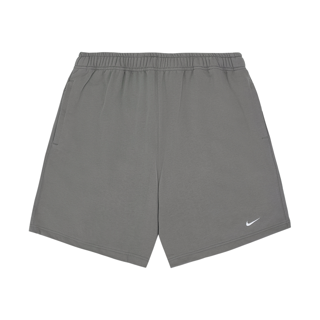 DX0818-029 Nike Solo Swoosh French Terry Shorts  Flat Pewter - Asia