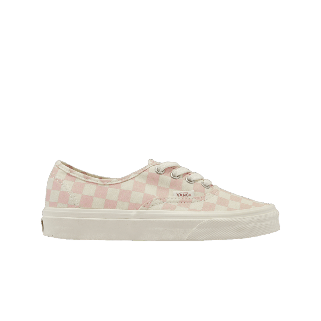 VN0A5HZS9FP Vans Authentic Eco Theory Checkerboard Peachy Keen Natural