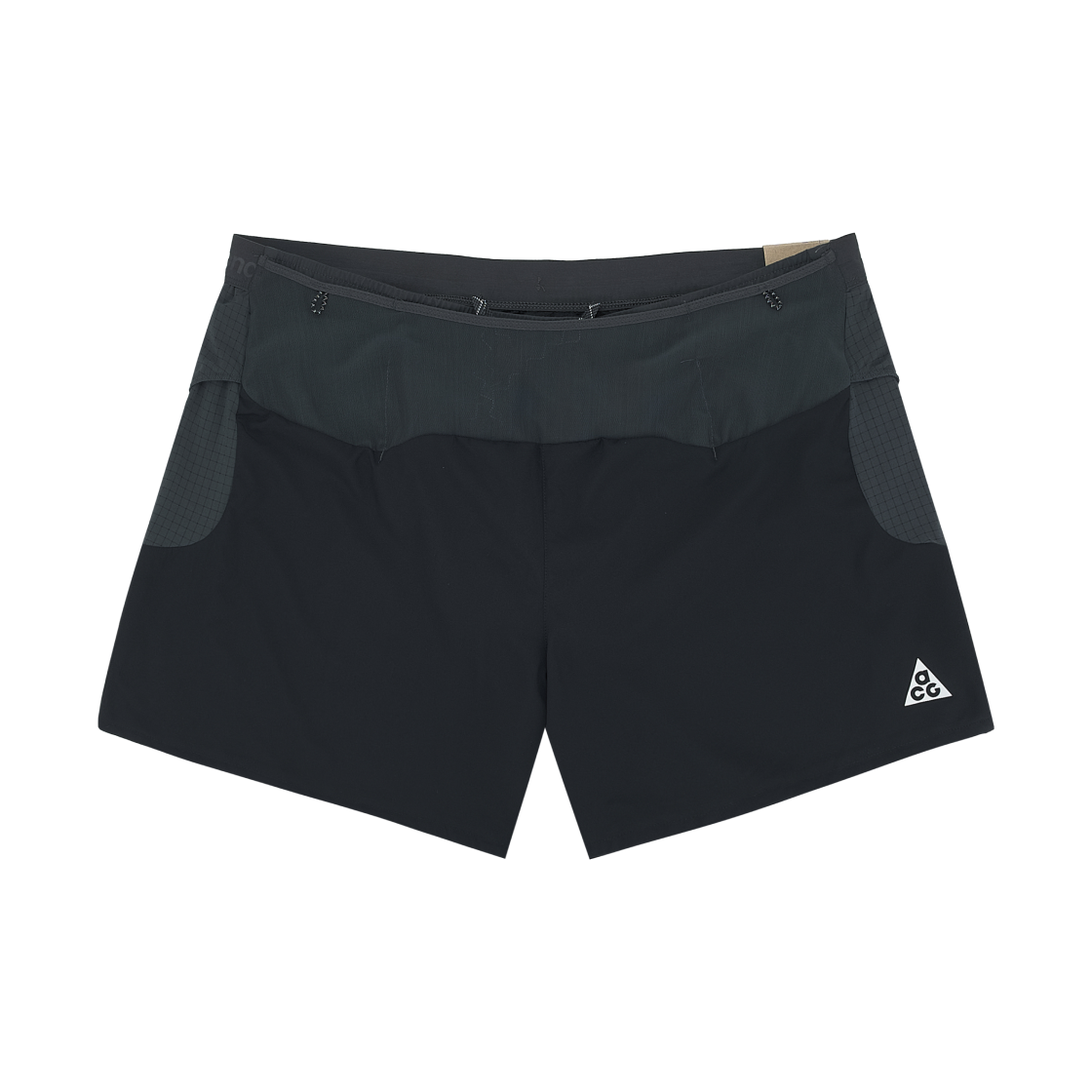나이키 ACG 세컨드 선라이즈 드라이핏 ADV 5인치 브리프 라인드 쇼츠 블랙 앤트러사이트 - 아시아(Nike ACG Second Sunrise Dri-Fit ADV 5 Inch Brief Lined Shorts Black Anthracite - Asia)