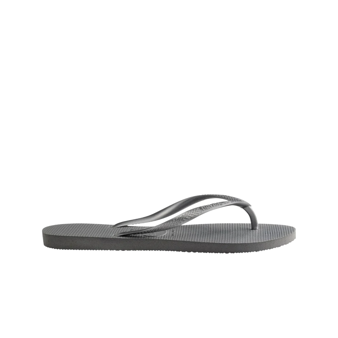 (W) 하바이아나스 슬림 플립 플랍 스틸 그레이((W) Havaianas Slim Flip Flop Steel Gray)