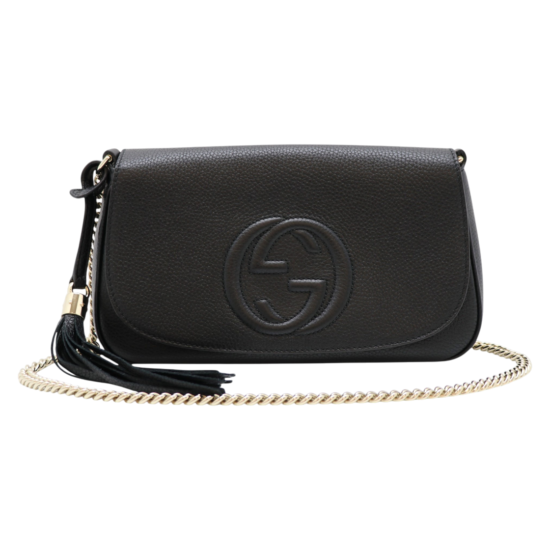 ITWCJ5NJQDFO Gucci Soho Tassel Chain Crossbody Bag 536224