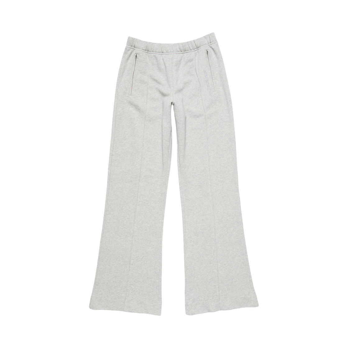 (W) 아크네 스튜디오 플리스 트라우저 로고 그레이 멜란지((W) Acne Studios Fleece Trousers with Logo Grey Melange)