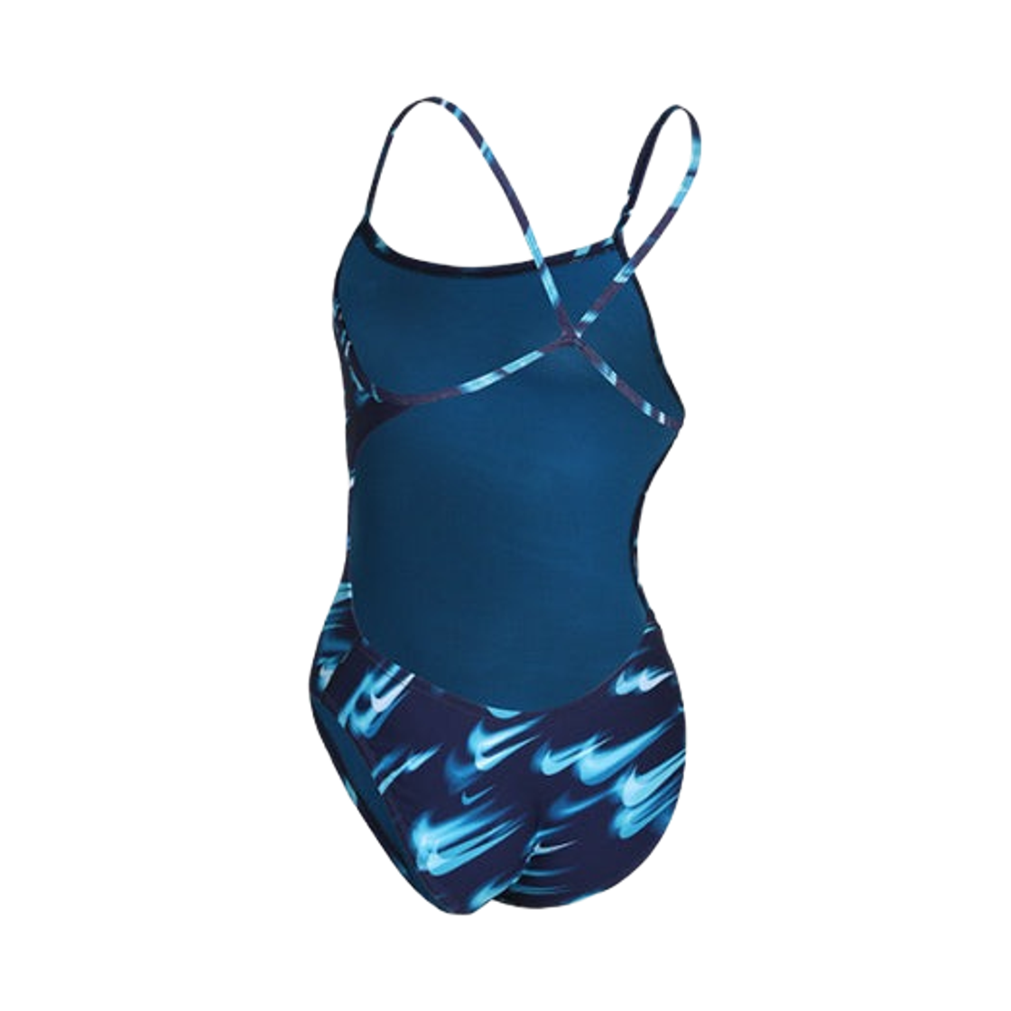 (W) 나이키 스윔 스우시 다이브 컷아웃 그린 어비스((W) Nike Swim Swoosh Dive Cut Out Green Abyss) - 2