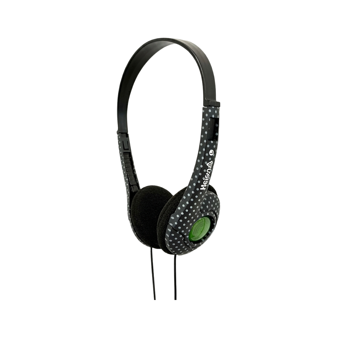 하이산 유선 헤드셋 002 블랙/그린(Heisan Wired Headset 002 - Black/Green)