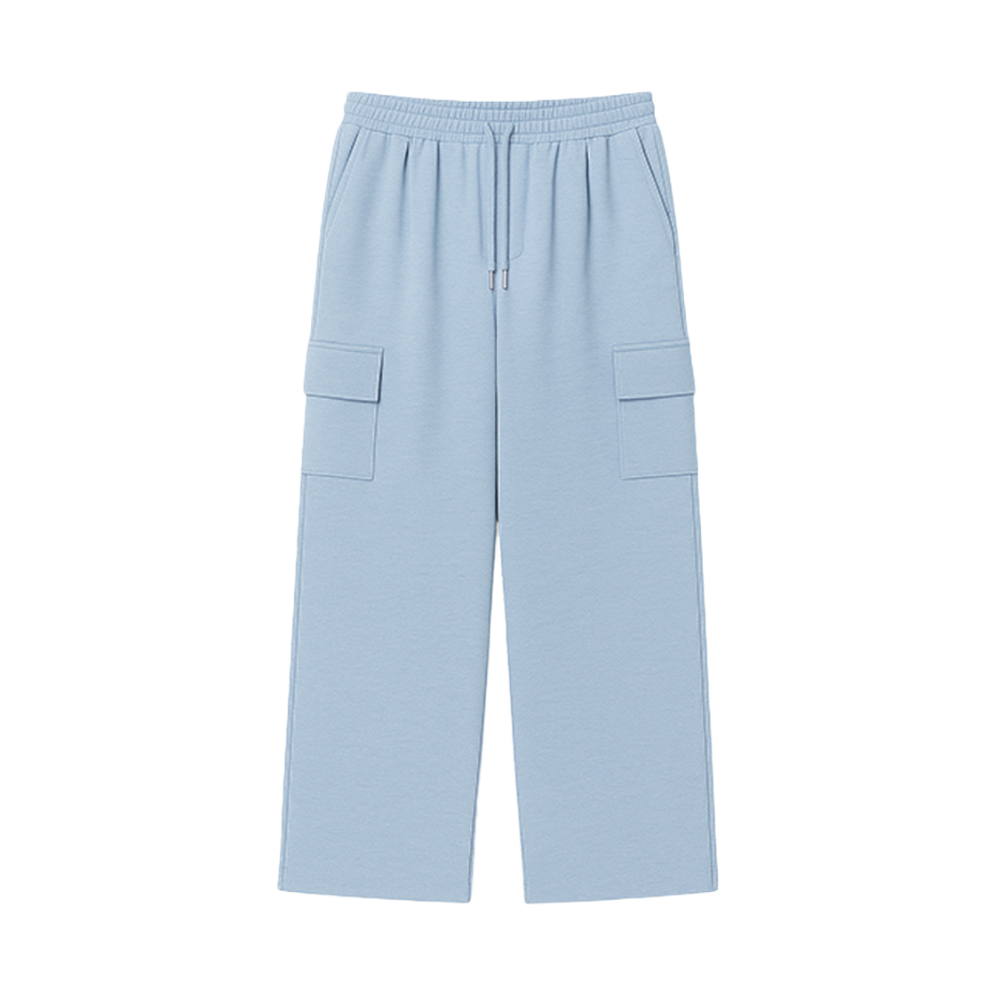 지크립 스트링 밴딩 포켓카고 와이드 트레이닝 스웻 팬츠 스카이(GCLIP String Banding Pocket Cargo Wide Sweat Suit Pants Sky) - 2