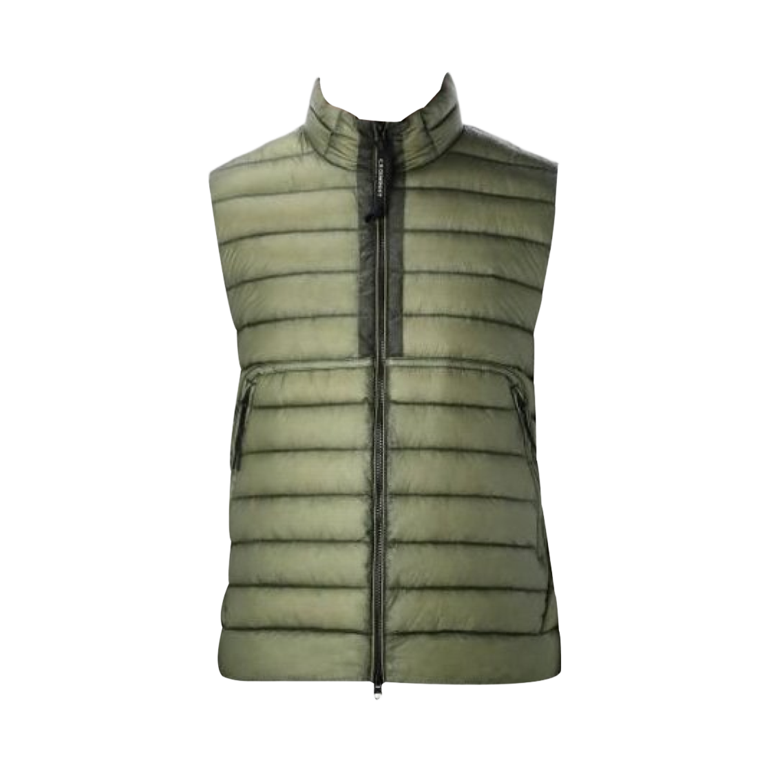19CMVE703A110416A612 C.P. Company D.D. Shell High Neck Down Vest Seagrass - 25FW