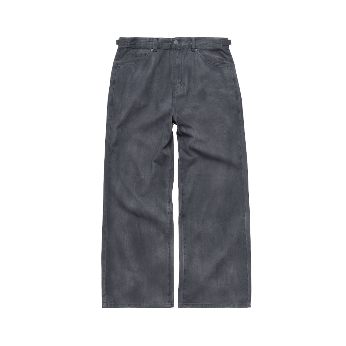 폴리테루 코티드 고시마 데님 팬츠 (매트 코티드) 블루(Polyteru Coated Gosima Denim Pants (Matt Coated) Blue)