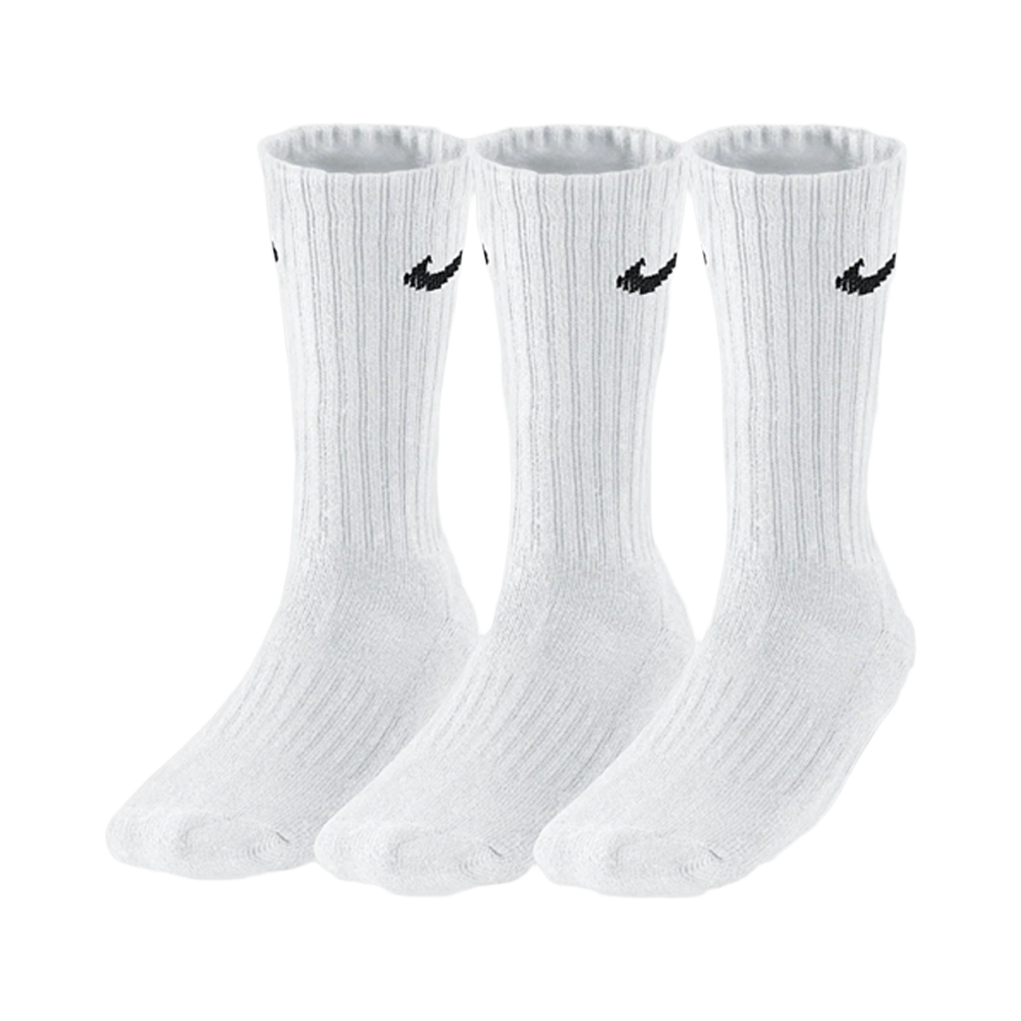 SX4508-101 [17% 쿠폰] Nike Cushioned Training Crew Socks White (3 Pack)