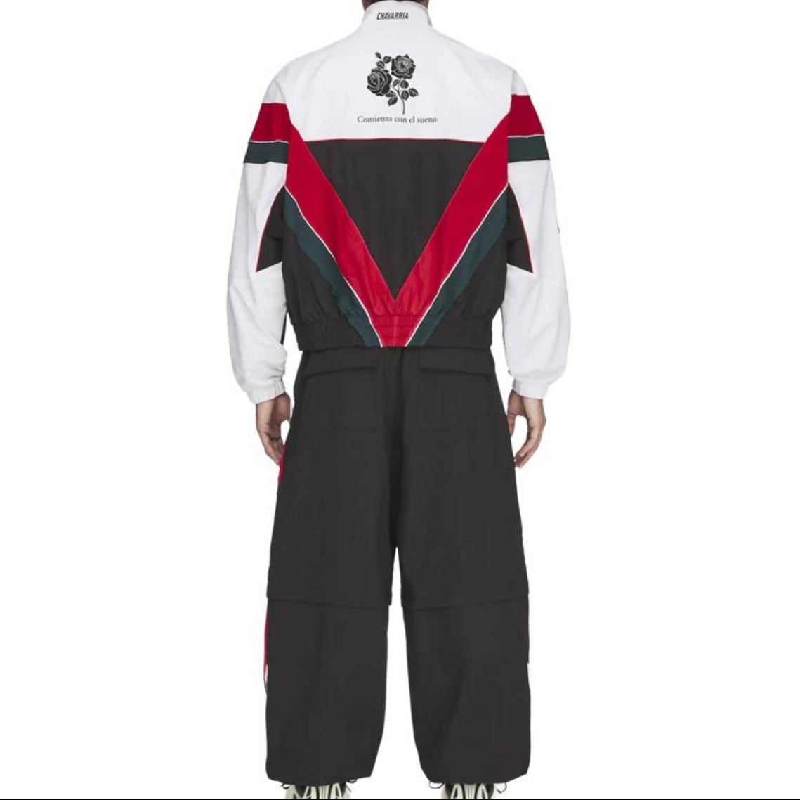 Adidas x Willy Chavarria Woven Track Jacket White Black - KR Sizing 착용 스타일 - 2