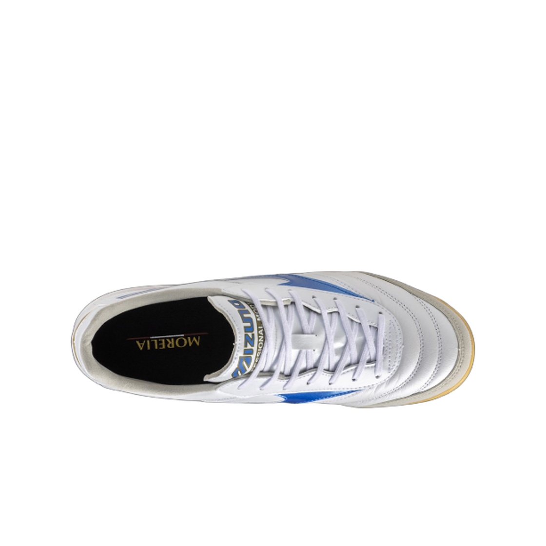 미즈노 모렐리아 살라 엘리트 인도어 화이트 레이저 블루(Mizuno Morelia Sala Elite Indoor White Laser Blue) - 2