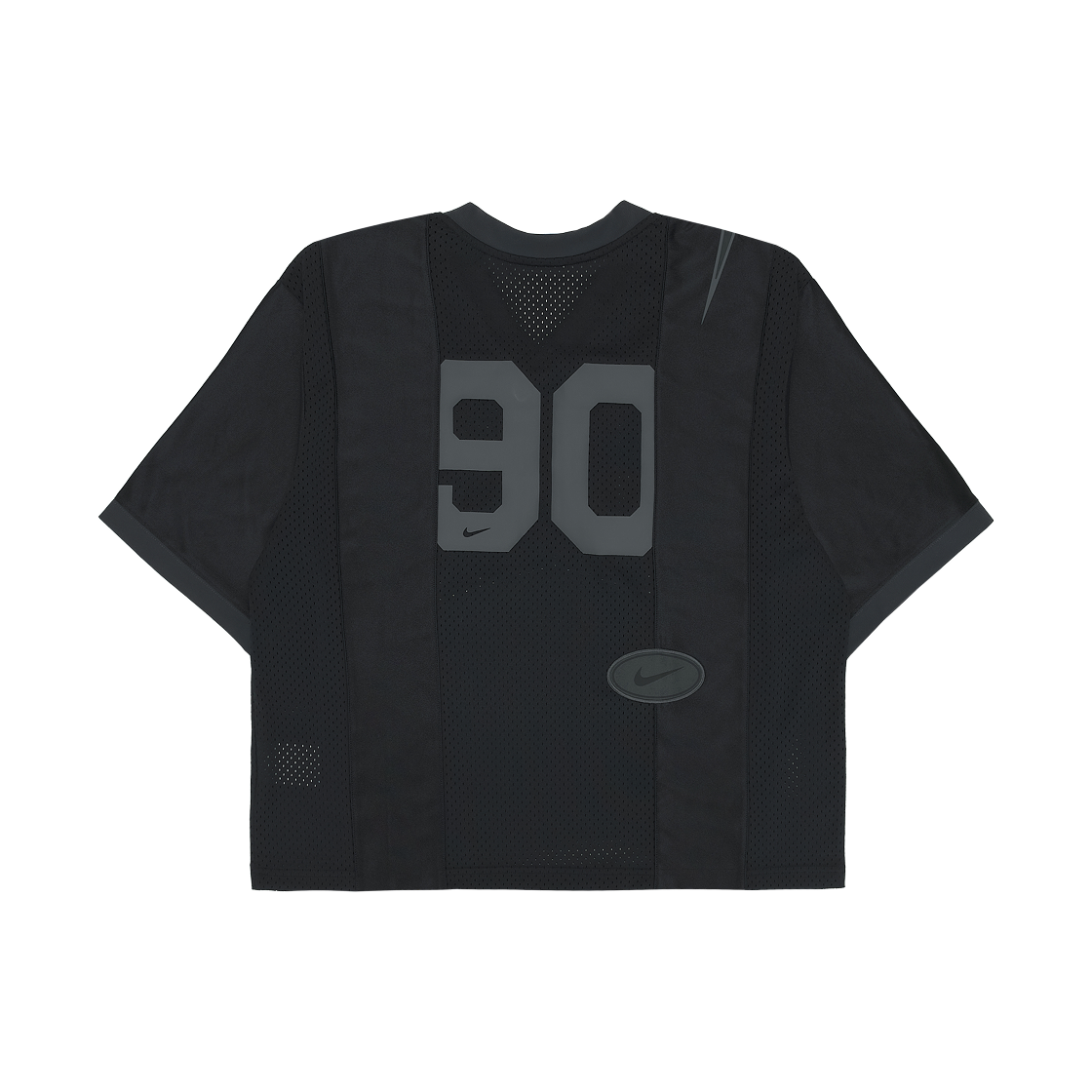 (W) 나이키 NSW 스트리트 오버사이즈 그래픽 저지 블랙 - 아시아((W) Nike NSW Street Oversized Graphic Jersey Black - Asia) - 2
