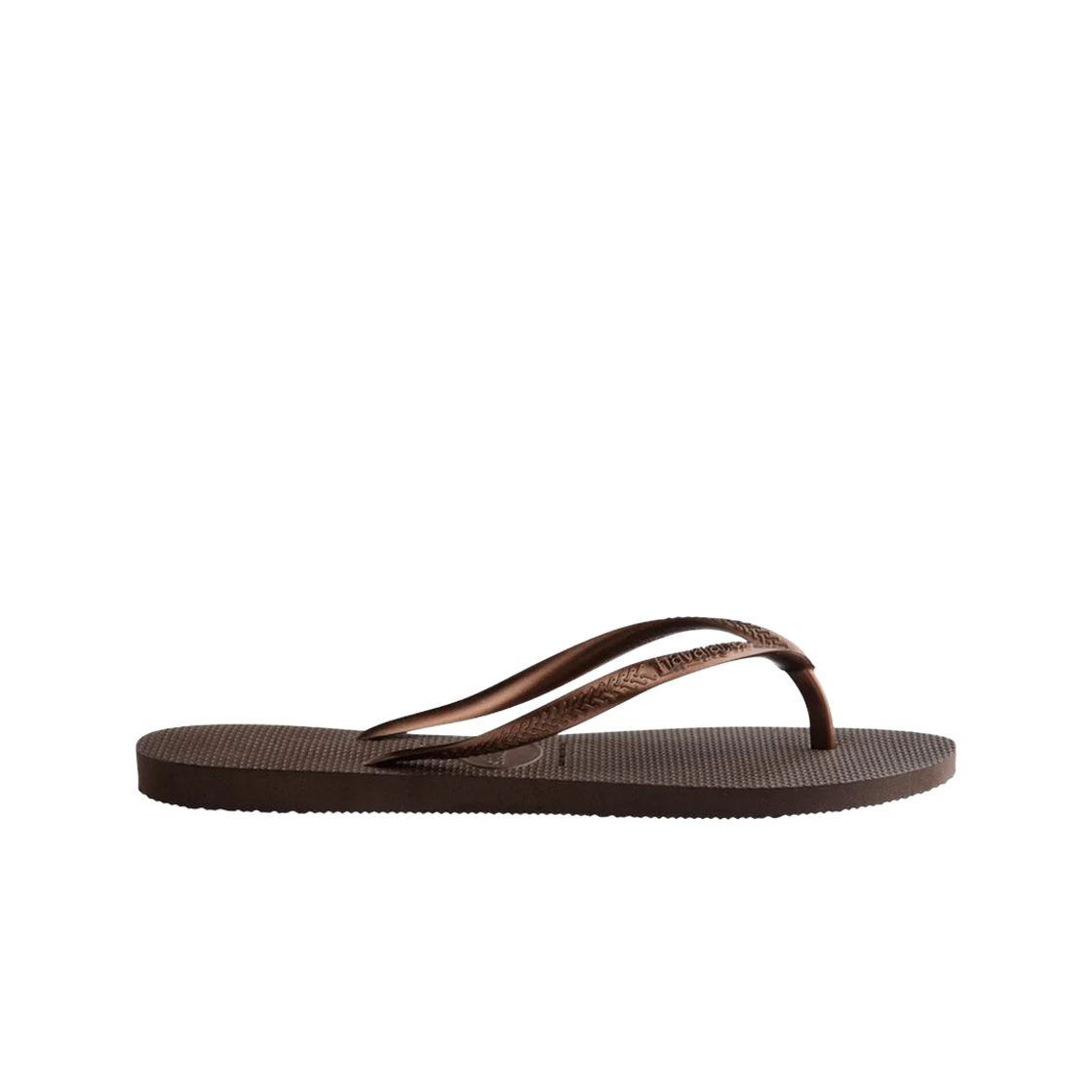 (W) 하바이아나스 슬림 플립 플랍 다크 브라운((W) Havaianas Slim Flip Flop Dark Brown)