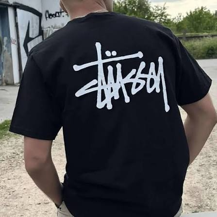 Stussy Dragon T-Shirt White, Stussy Dragon T-Shirt Black 착용 스타일 - 4